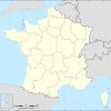 Carte De France Vierge Avec Regions concernant Carte Des Régions De France À Imprimer