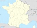 Carte De France Vierge Avec Regions serapportantà Carte De France Avec Departement A Imprimer