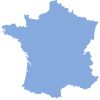 Carte De France Vierge Bleue, Carte Vierge Bleue De France dedans Carte Vierge De La France