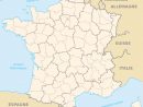 Carte De France Vierge Couleur, Carte Vierge De France En encequiconcerne Carte De France Avec Département À Imprimer