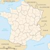 Carte De France Vierge Couleur, Carte Vierge De France En pour Carte Des Régions Et Départements De France À Imprimer