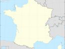 Carte De France Vierge : Fond De Carte De France à Carte France Vierge Villes