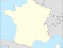Carte De France Vierge : Fond De Carte De France tout Decoupage Region France