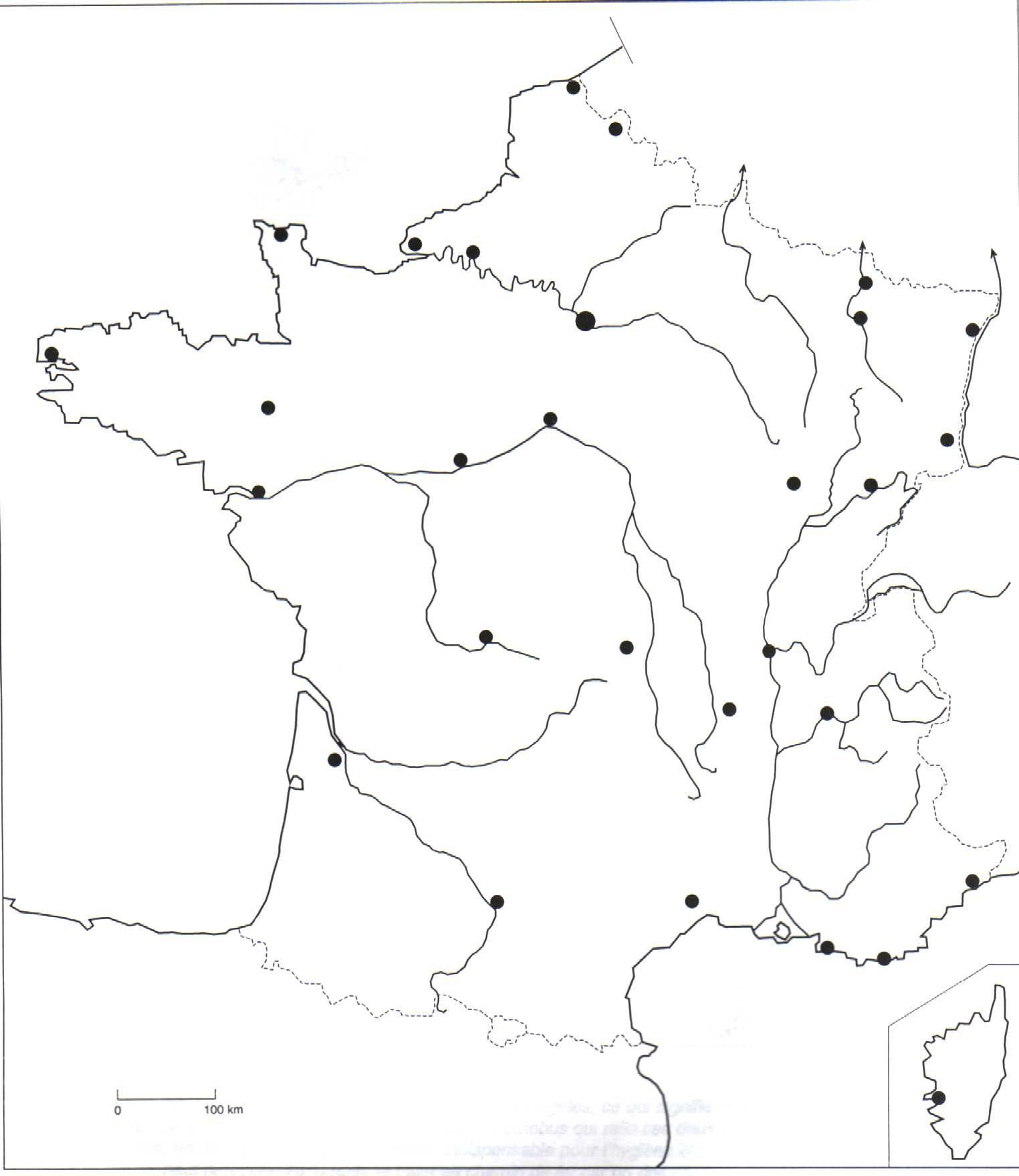 Carte De France Vierge Recherche Google Carte France intérieur