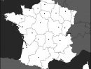Carte De France Vierge - Voyages - Cartes tout Carte De France Des Régions Vierge