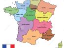 Carte De Frances Avec Des Régions Et Leurs Capitaux destiné Carte De France Avec Les Régions