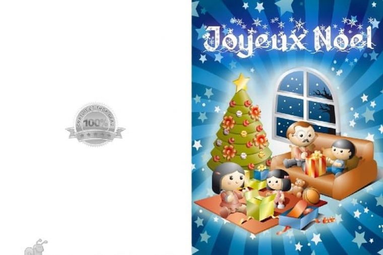 Carte De Joyeux Noël concernant Carte Joyeux Noel À Imprimer