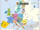 Carte De L Europe Générale Et Détaillée - Arts Et Voyages dedans Carte De L Europe Avec Capitales