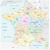 Carte De La France Avec Les Villes Et Rivières Les Plus Populaires intérieur Carte De France Avec Les Villes