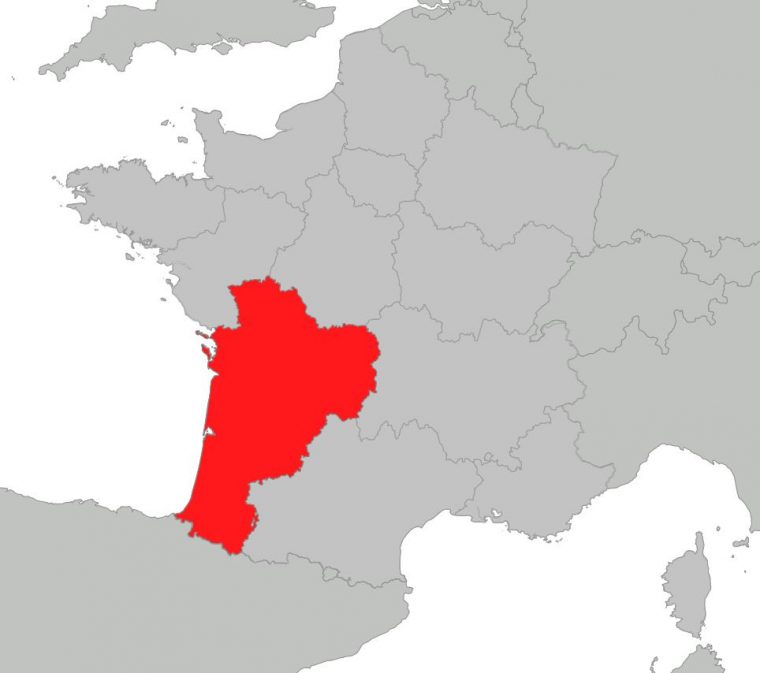 Carte De La Nouvelle-Aquitaine – Nouvelle-Aquitaine Cartes dedans Carte De France Vierge Nouvelles Régions