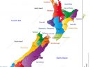Carte De La Nouvelle Zélande Illustration De Vecteur serapportantà Carte Nouvelle Region