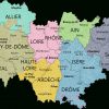Carte De La Région Avec Ses Départements Et La Métropole De dedans Carte De France Et Ses Régions