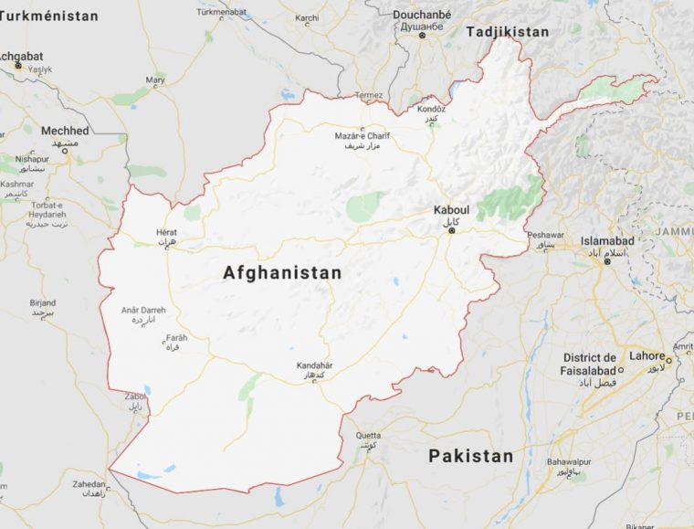 Carte De L'afghanistan – Afghanistan Carte Sur Les Villes encequiconcerne Carte Europe Sans Nom Des Pays