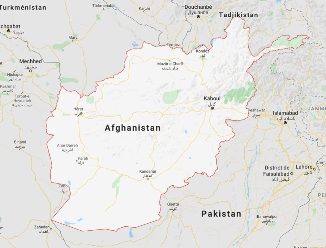 Carte De L'afghanistan - Afghanistan Carte Sur Les Villes encequiconcerne Carte Europe Sans Nom Des Pays
