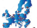 Carte De L'europe Avec Des Indicateurs De Capital Image tout Europe Carte Capitale