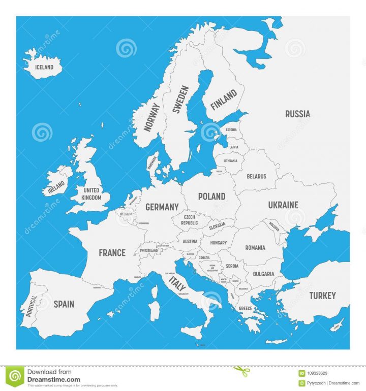 Carte De L'europe Avec Des Noms Des Pays Souverains, Petits tout Carte D Europe Avec Pays