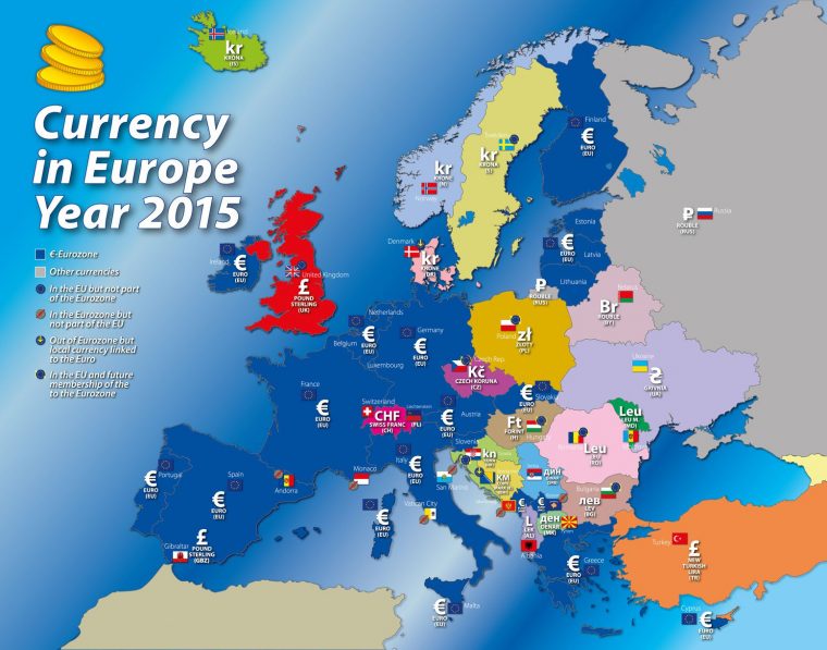 Carte De L'europe – Cartes Reliefs, Villes, Pays, Euro, Ue dedans Carte Union Européenne 2017