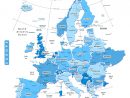 Carte De L'europe - Cartes Reliefs, Villes, Pays, Euro, Ue intérieur Carte D Europe En Francais