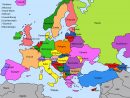 Carte De L'europe | French 201 pour Carte De L Europe Avec Pays