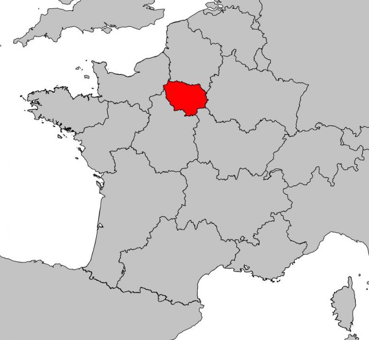 Carte De L'île-De-France – Île-De-France Carte Des Villes pour Mappe De France