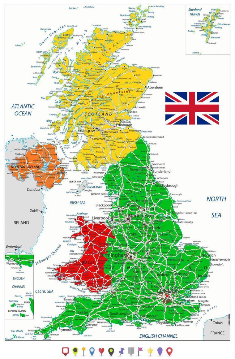 Carte De L'irlande Du Nord – Plusieurs Carte Du Pays (Villes concernant Carte De L Europe Détaillée