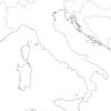 Carte De L'italie intérieur Carte De L Europe Vierge À Imprimer