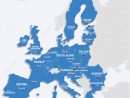 Carte De L'union Européenne Avec Les Pays De L'europe Et Le Nom De Capital avec Carte Des Pays De L Union Européenne