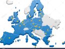 Carte De L'union Européenne. Les Capitales Et Les Frontières destiné Capitale Union Européenne
