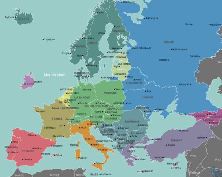 Carte De L'union Européenne : Mapcirclejerk intérieur Carte Union Europeene