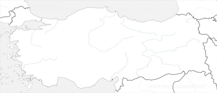 Carte De Turquie dedans Carte France Région Vierge