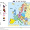 Carte De Vecteur De L'union Européenne Illustration De dedans Carte De L Union Europeenne