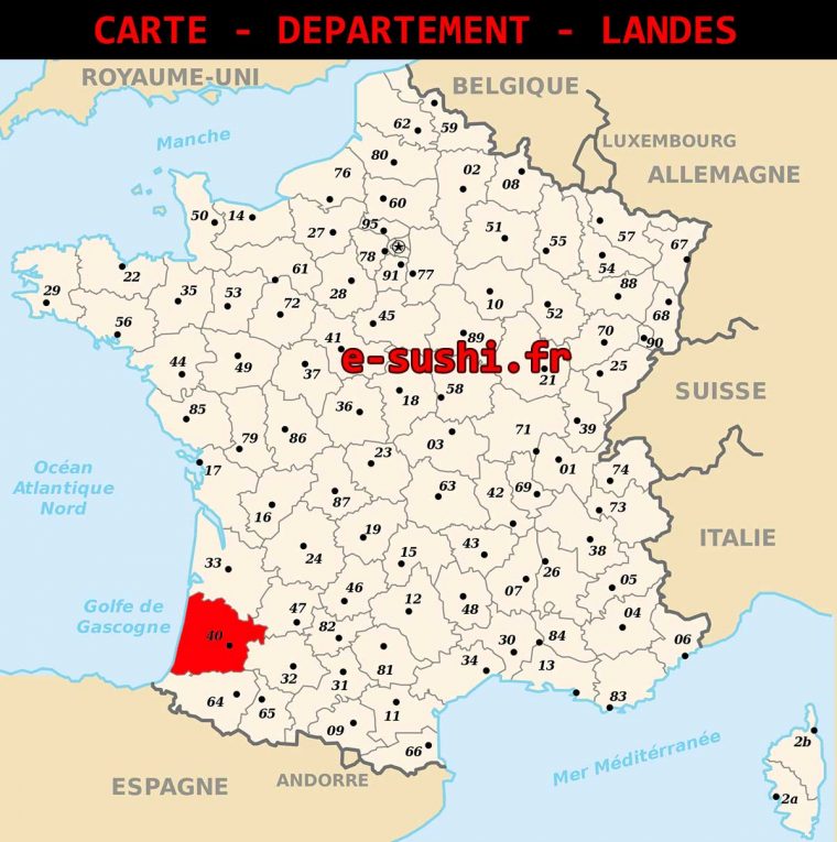 Carte – Département Landes – Arts Et Voyages concernant Département 13 Carte