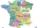Carte Des 13 Nouvelles Régions à Plan De France Avec Departement