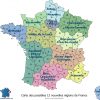 Carte Des 13 Nouvelles Régions pour Carte De Region De France