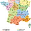 Carte Des 13 Régions De France À Imprimer, Départements encequiconcerne Carte De France Avec Region