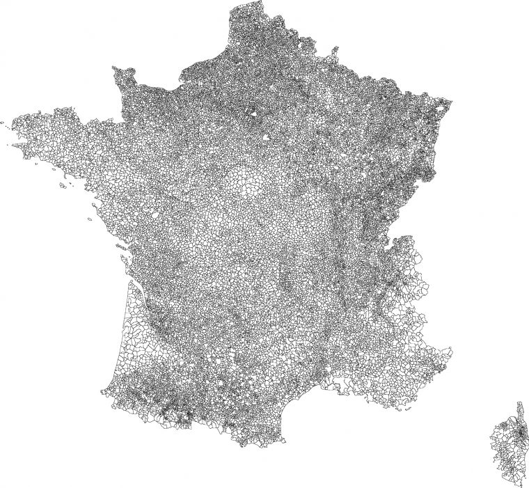 Carte Des Communes Françaises pour Carte De Fra