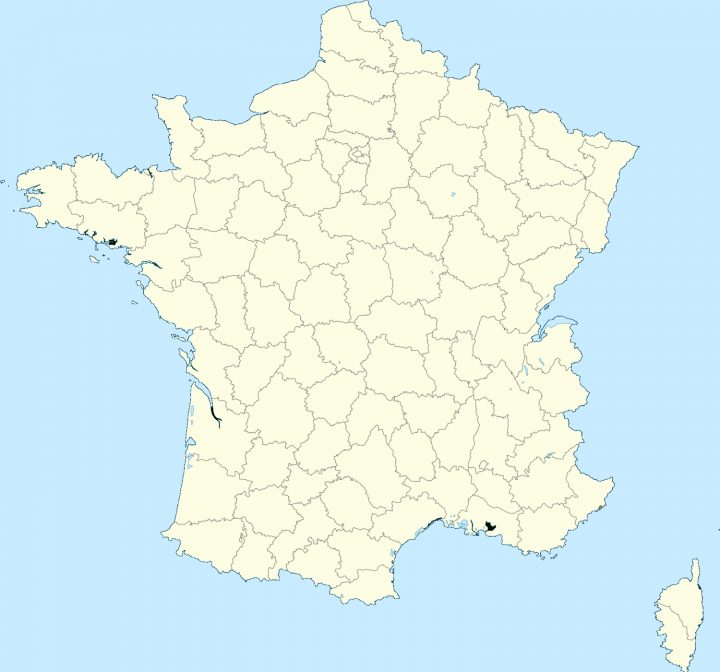 Carte Des Départements De France dedans Carte Departements Francais