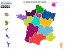 Carte Des Départements De France Métropolitaine Et Outre-Mer tout Carte De France Et Departement