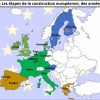 Carte Des Étapes De La Construction Européenne - avec Carte Construction Européenne