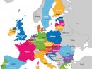 Carte Des États Membres De L'union Européenne | Carte Europe à Carte Europe Capitales Et Pays
