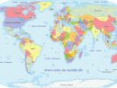 Carte Des Pays Du Monde, Carte Du Monde serapportantà Carte De L Europe Avec Pays