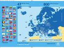 Carte Des Pays Membres Du Conseil De L'europe / Map Of The encequiconcerne Carte Des Pays De L Europe