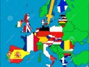Carte Des Pays Membres D'ue Illustration Stock concernant Carte Des Pays Membres De L Ue