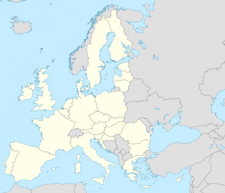 Carte D'europe Vierge Ou Détaillée Avec Capitales – Carte D avec Carte Des Pays De L Europe