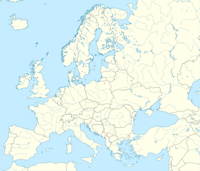 Carte D'europe Vierge Ou Détaillée Avec Capitales – Carte D avec Carte Vierge De L Union Européenne