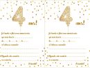 Carte D'invitation D'anniversaire 4 Ans concernant Jeux A Imprimer Pour 10 Ans