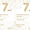 Carte D'invitation D'anniversaire 7 Ans serapportantà Jeu Gratuit Enfant 7 Ans