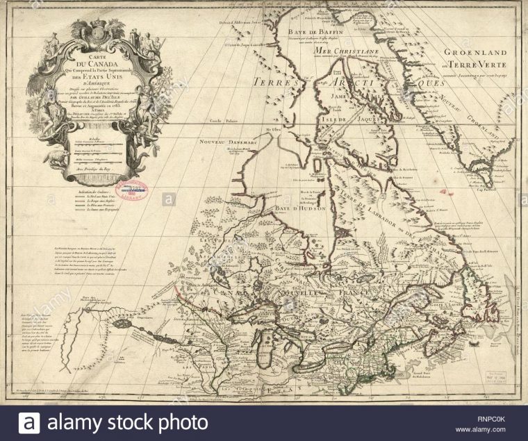 Carte Du Canada Qui Comprend La Partie Septentrionale Des serapportantà Carte Etat Amerique