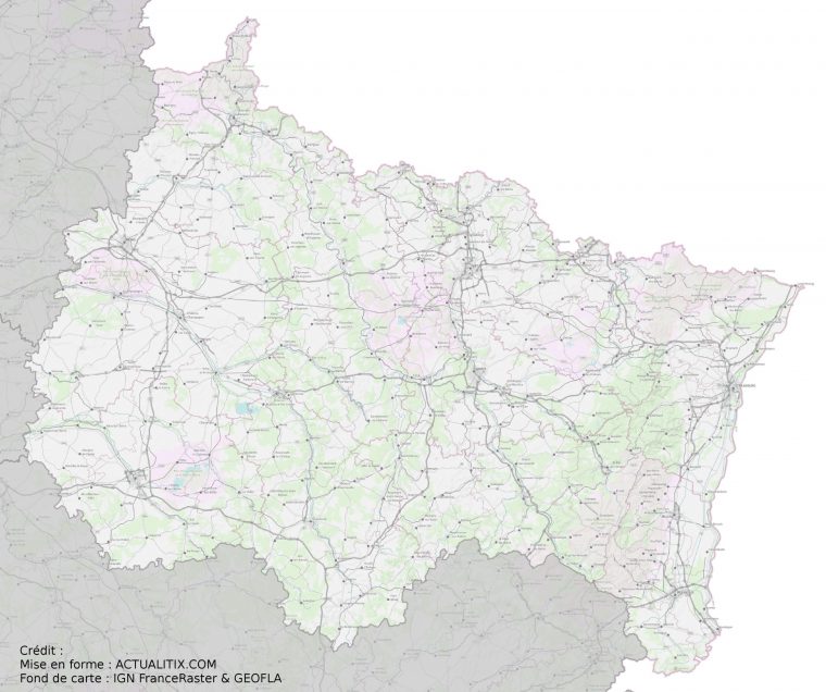 Carte Du Grand Est – Grand Est Carte Des Villes à Carte Avec Departement