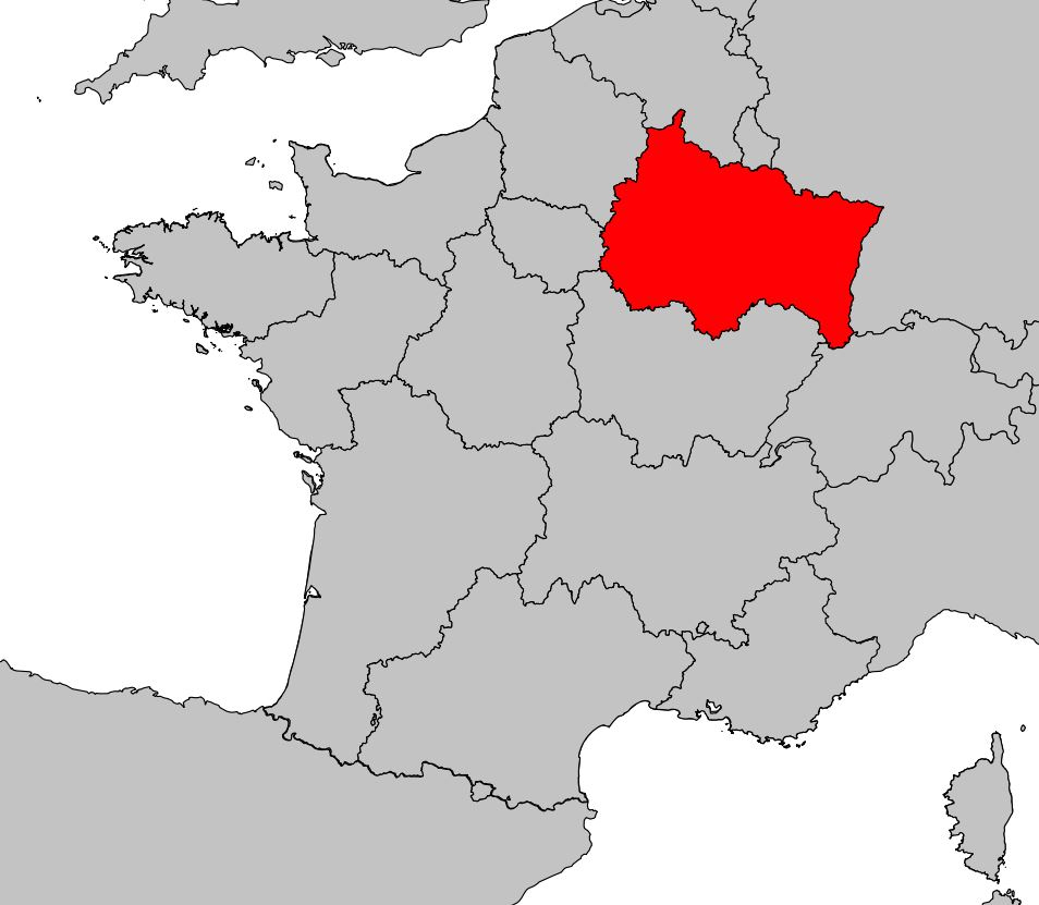 Carte Du Grand Est - Grand Est Carte Des Villes destiné Carte De France Region A Completer 